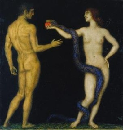Franz von Stuck, Adam and Eve, 1920